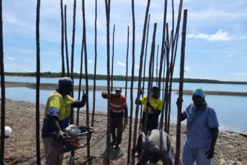 Fish trap on Bathurst